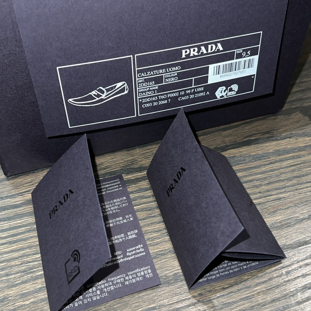 Prada Leather Loafers-Authentic-NIB - Picture 8 of 12